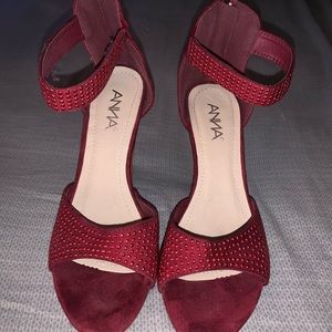 Burgundy Heels